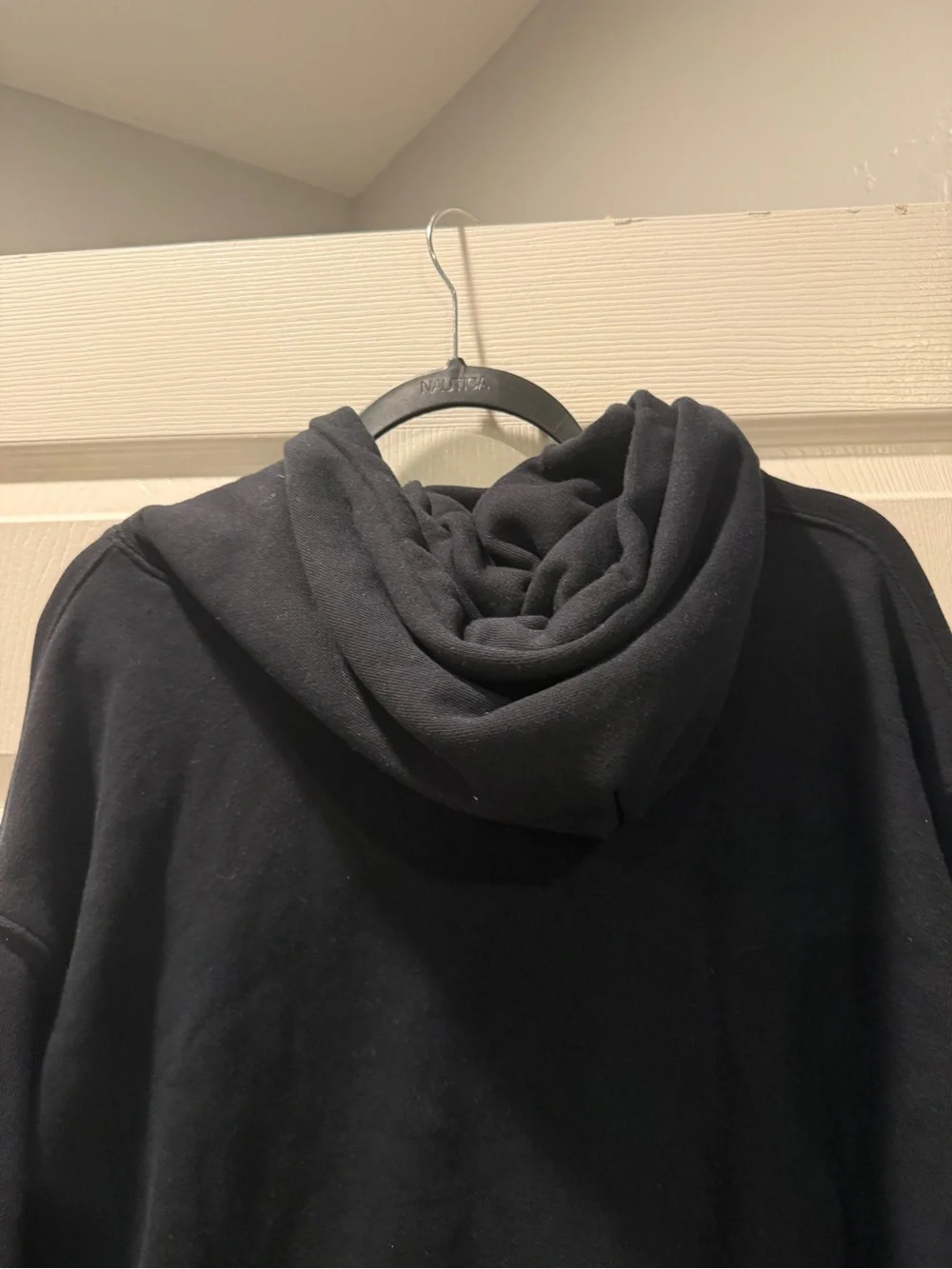 Gucci Black Hoodie with Yellow Lettering and Red Trim Tiger Patch